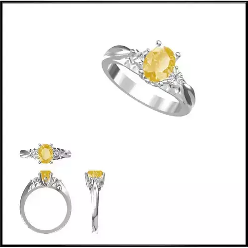 JCD Format Cheap Color stone rings cad jewellery design course