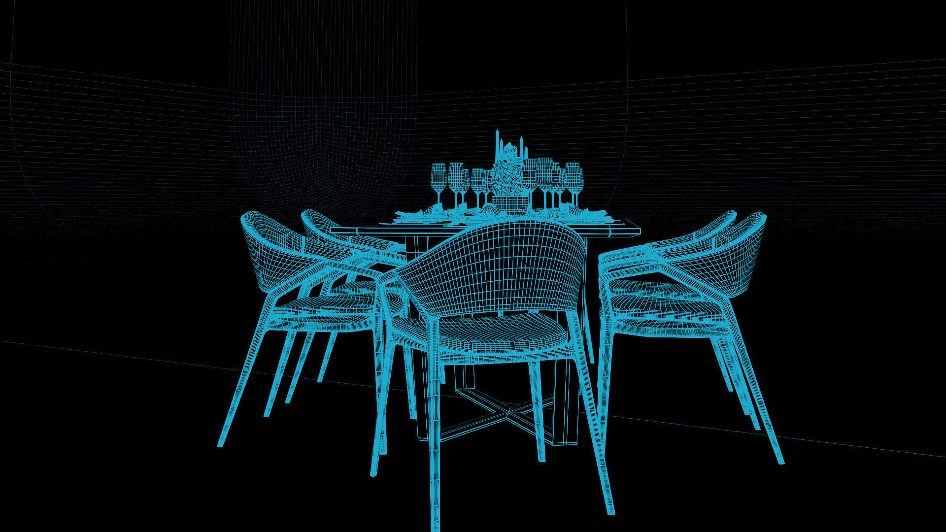 Tenarchstudio Ling Dong Series Diningtable 04 Render ready  3D model_8