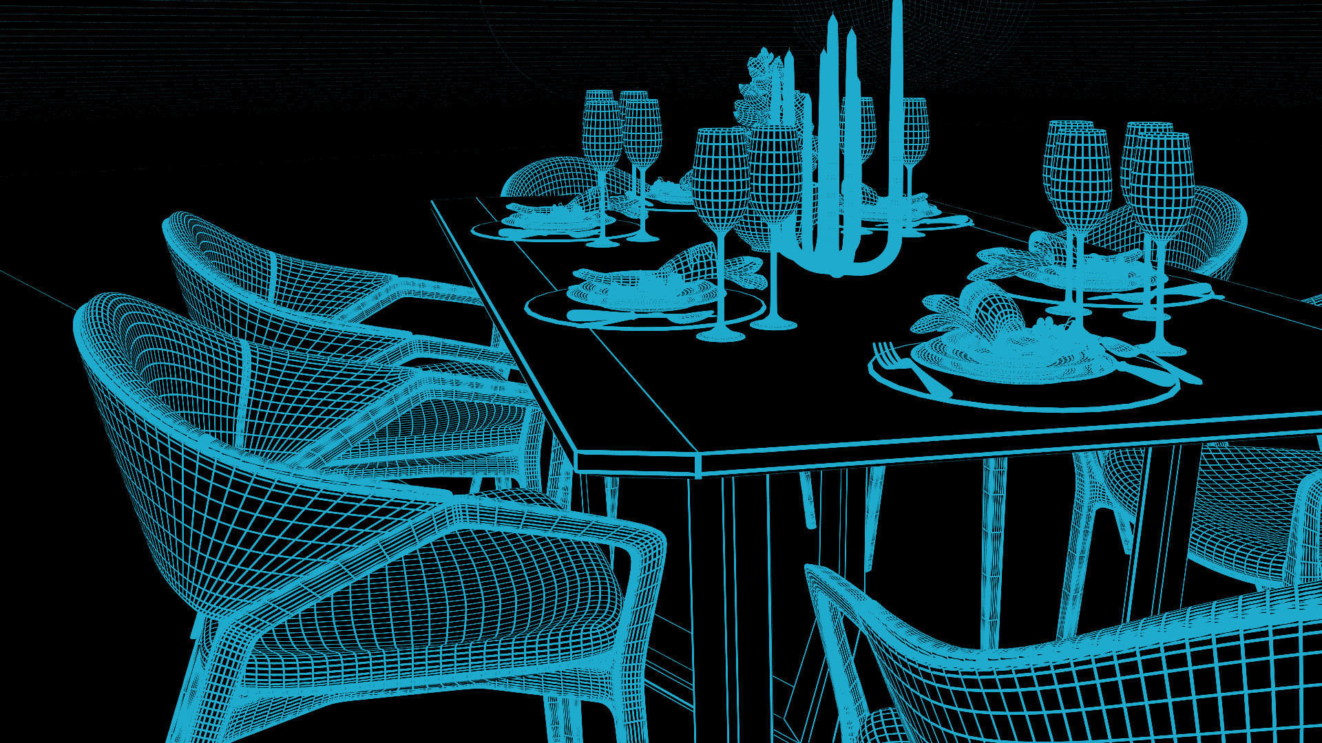 Tenarchstudio Ling Dong Series Diningtable 04 Render ready  3D model_23