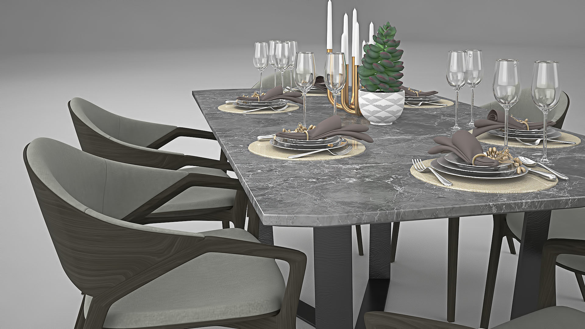 Tenarchstudio Ling Dong Series Diningtable 04 Render ready  3D model_27