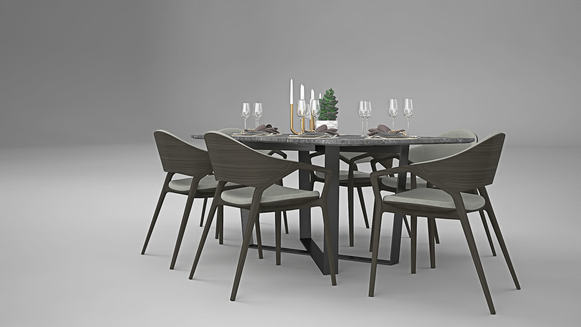 Tenarchstudio Ling Dong Series Diningtable 04 Render ready  3D model_9