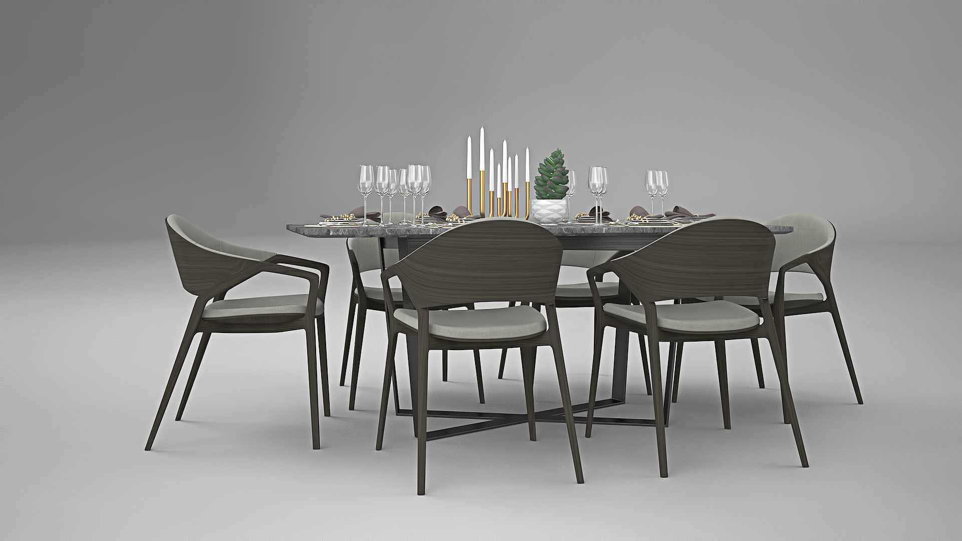 Tenarchstudio Ling Dong Series Diningtable 04 Render ready  3D model_12