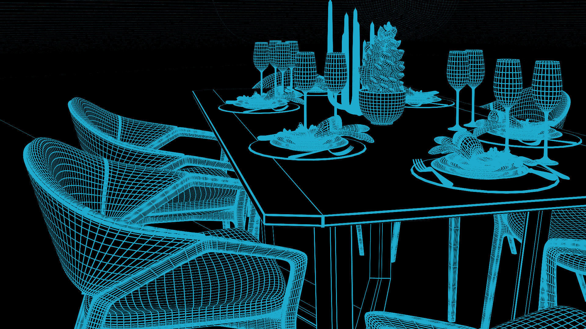 Tenarchstudio Ling Dong Series Diningtable 04 Render ready  3D model_29