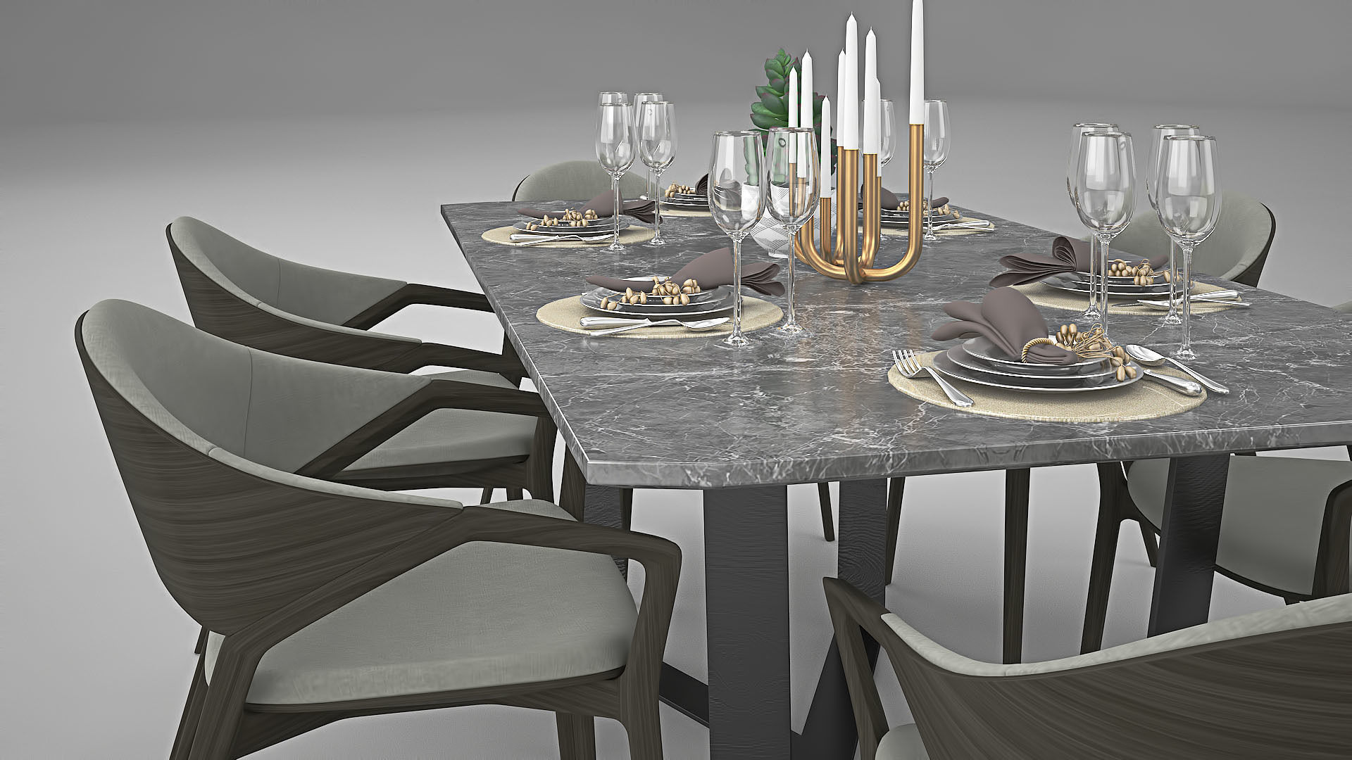 Tenarchstudio Ling Dong Series Diningtable 04 Render ready  3D model_21