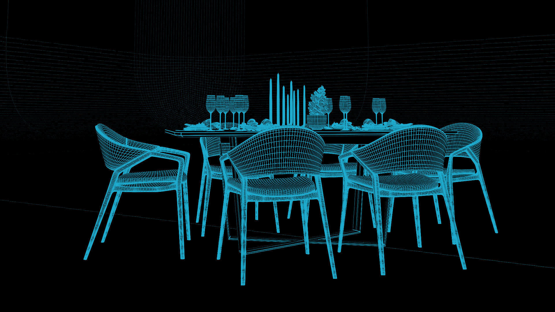 Tenarchstudio Ling Dong Series Diningtable 04 Render ready  3D model_14