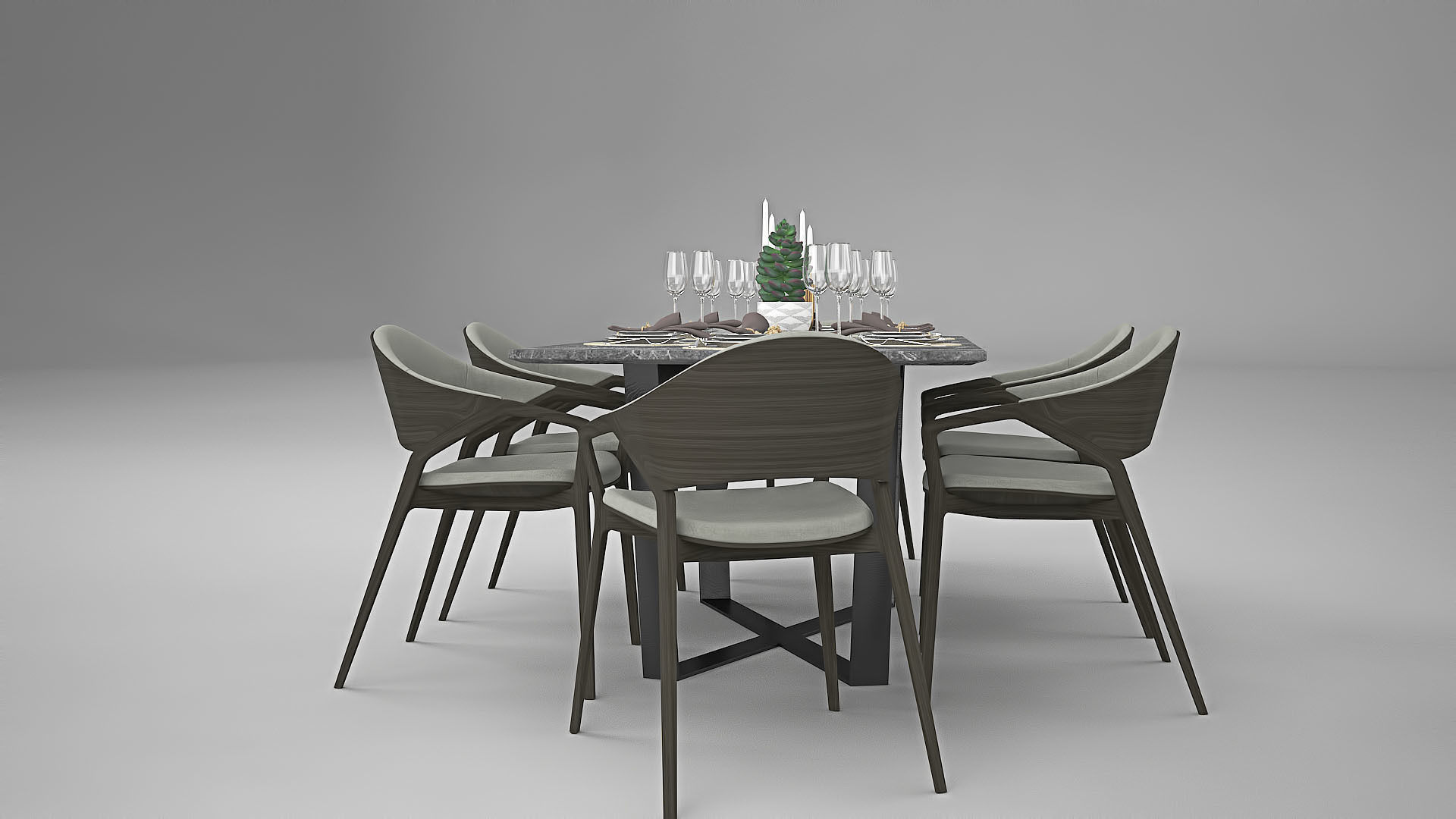 Tenarchstudio Ling Dong Series Diningtable 04 Render ready  3D model_6