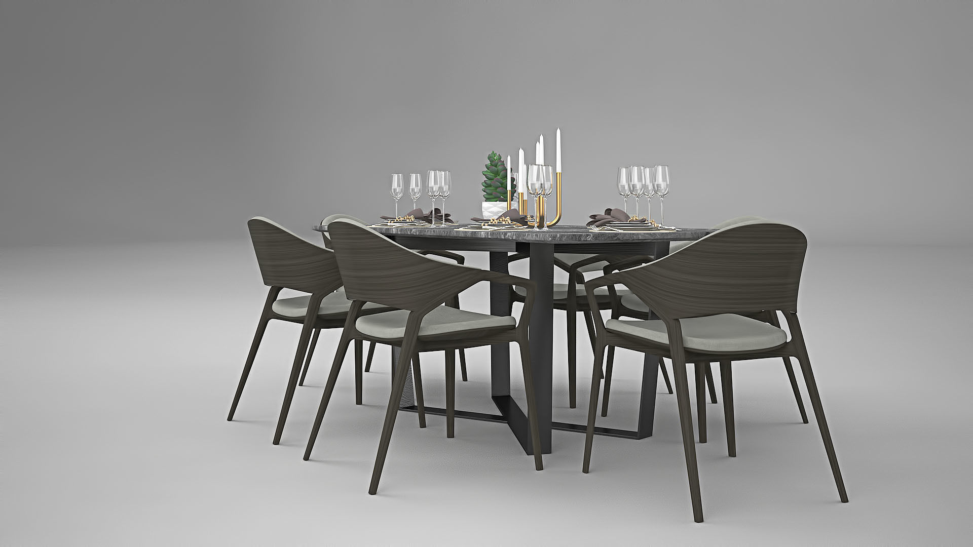 Tenarchstudio Ling Dong Series Diningtable 04 Render ready  3D model_3