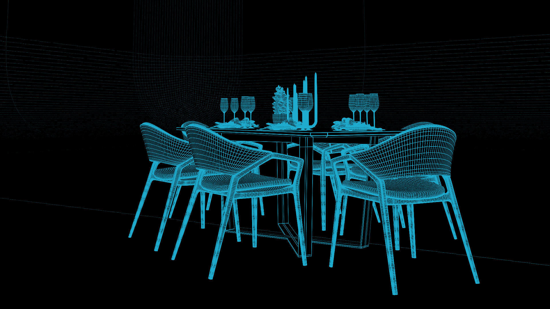 Tenarchstudio Ling Dong Series Diningtable 04 Render ready  3D model_5