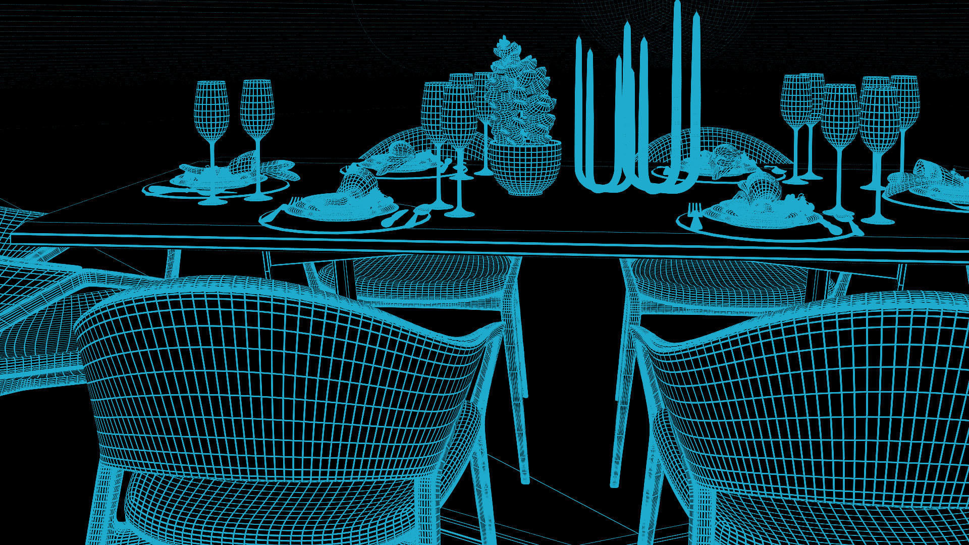 Tenarchstudio Ling Dong Series Diningtable 04 Render ready  3D model_20