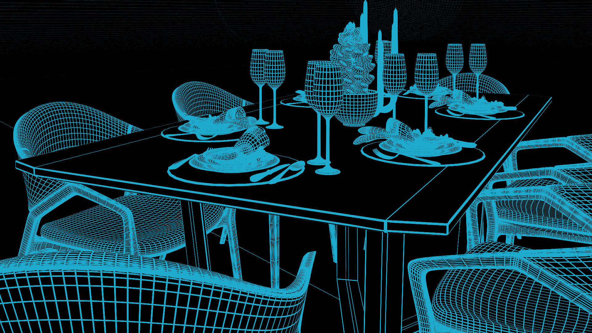 Tenarchstudio Ling Dong Series Diningtable 04 Render ready  3D model_16