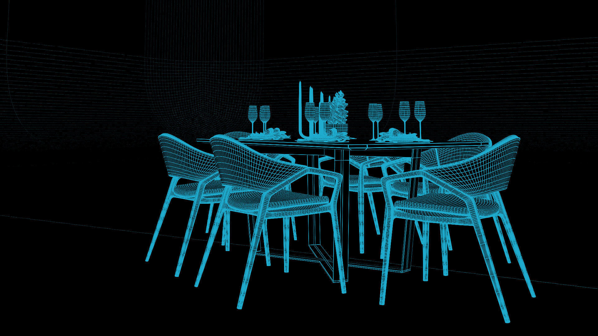 Tenarchstudio Ling Dong Series Diningtable 04 Render ready  3D model_11