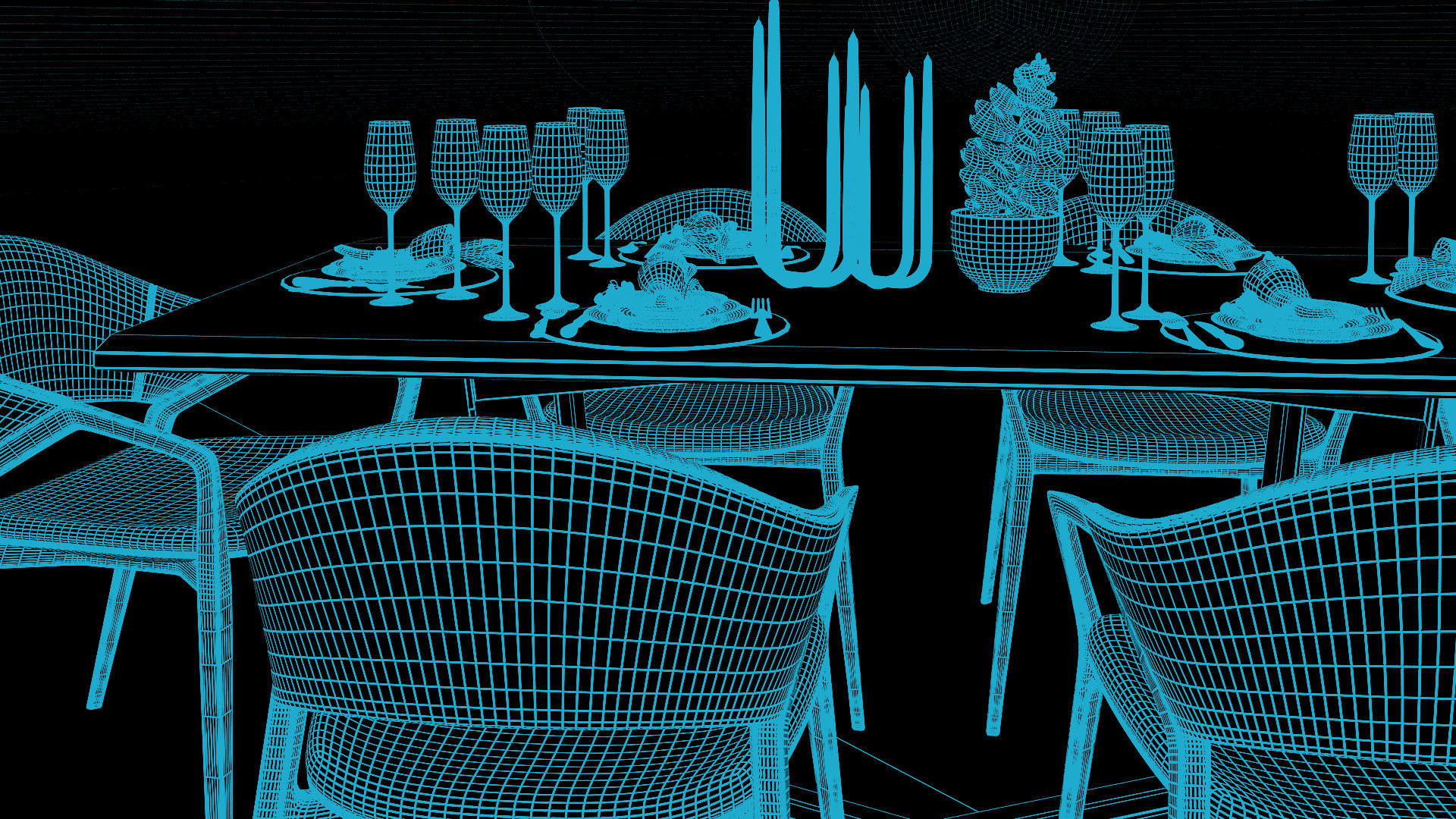 Tenarchstudio Ling Dong Series Diningtable 04 Render ready  3D model_26