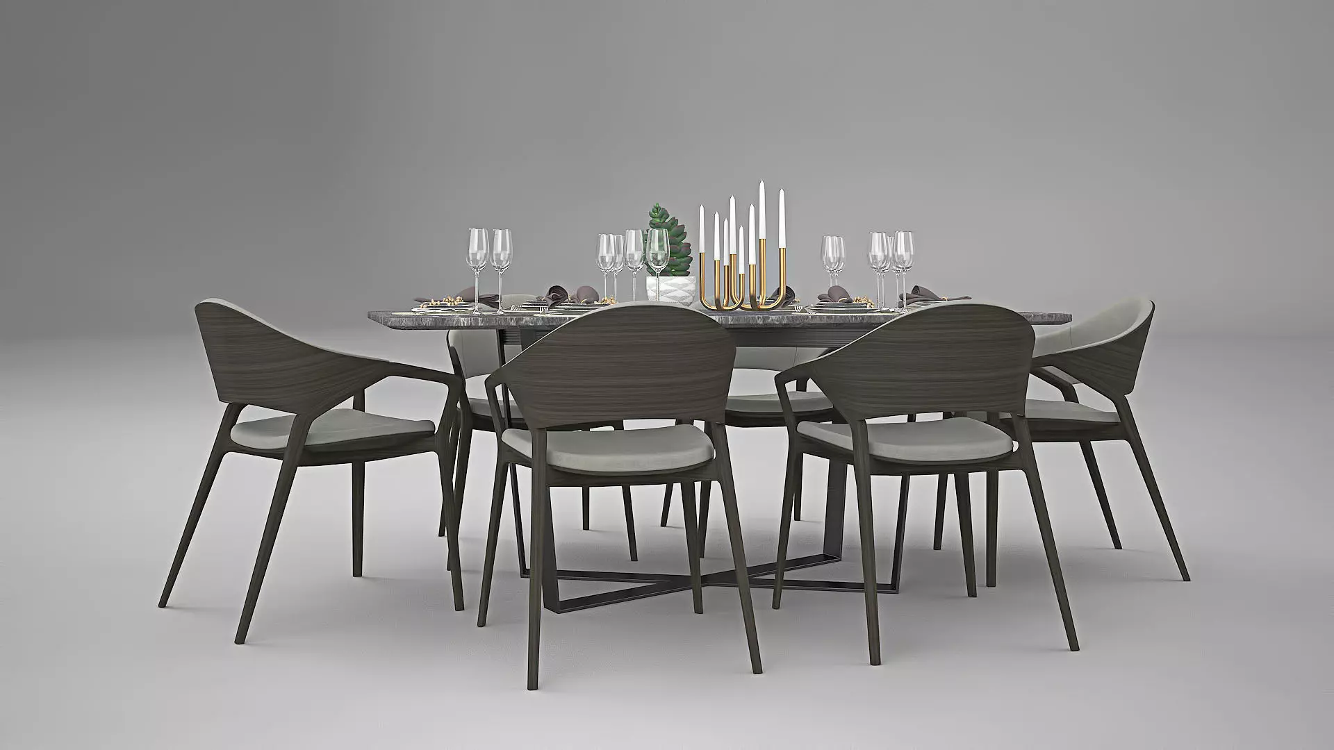 Tenarchstudio Ling Dong Series Diningtable 04 Render ready  3D model_0
