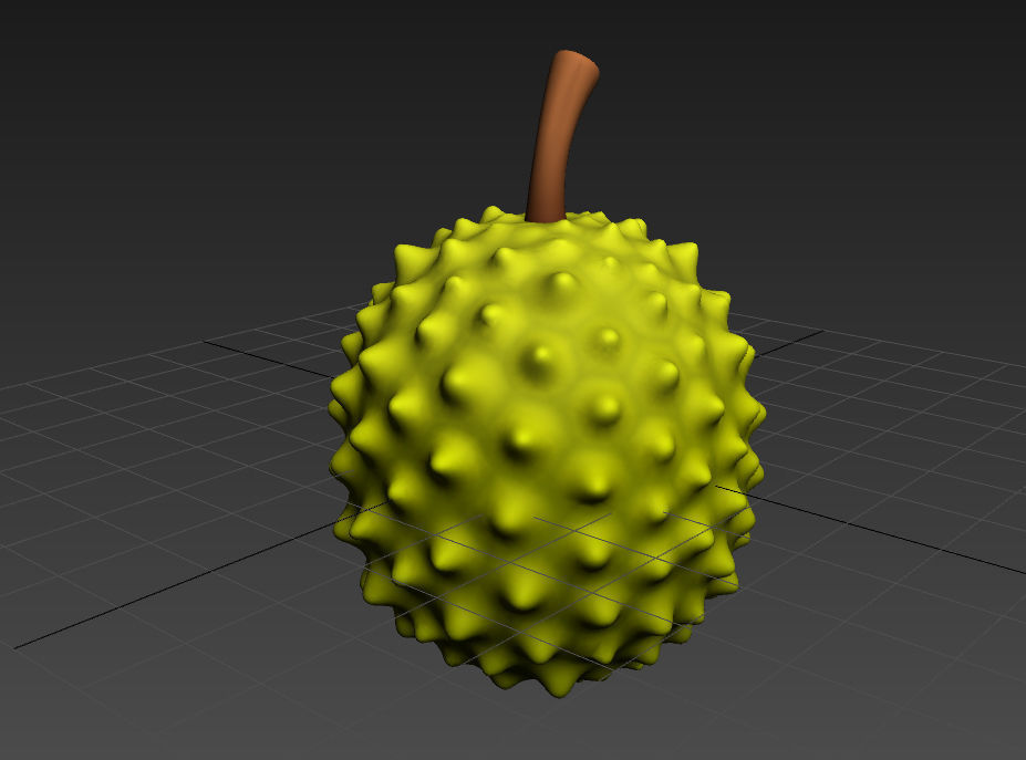 Durian fruit 3D model_16