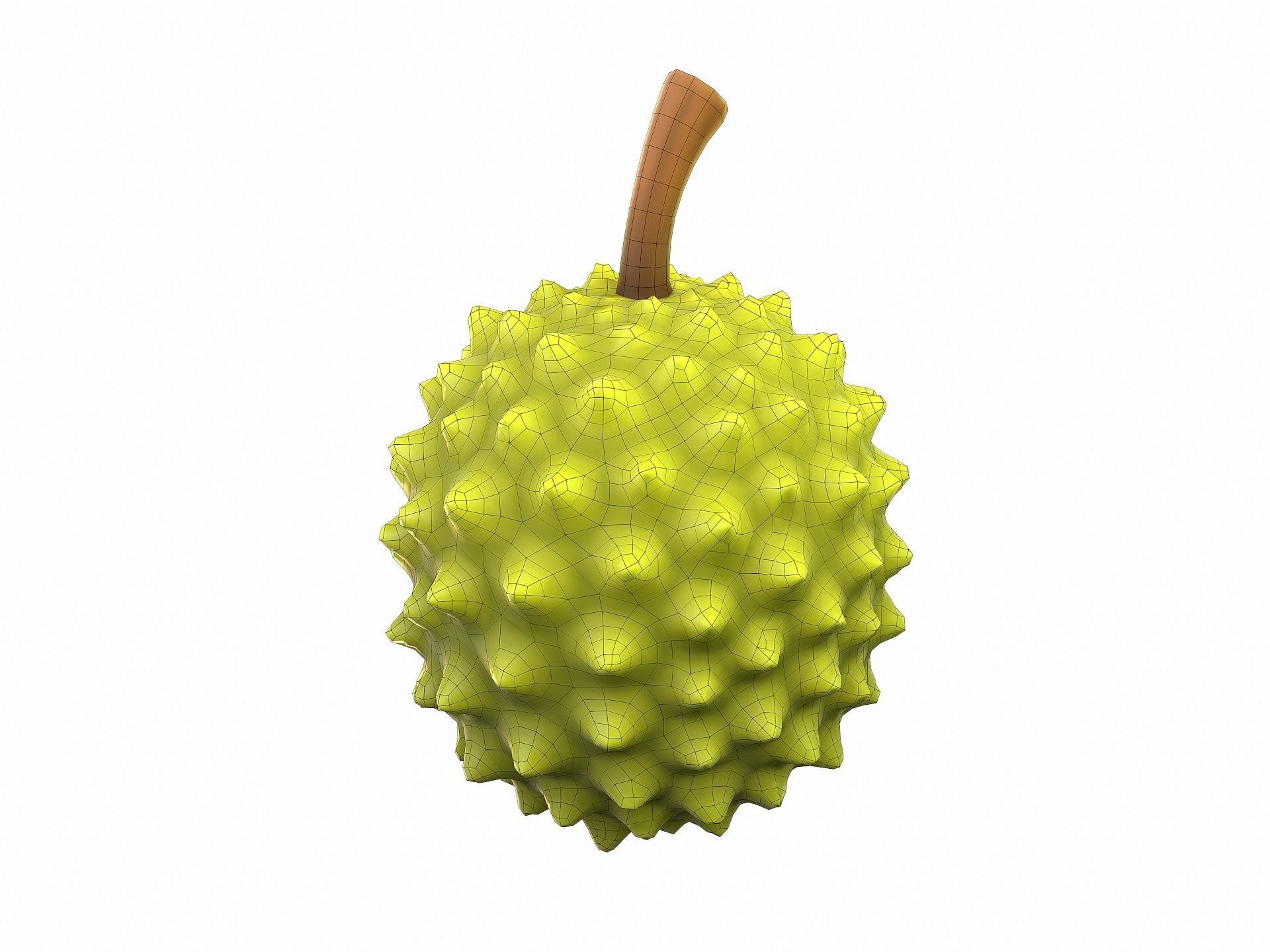 Durian fruit 3D model_6