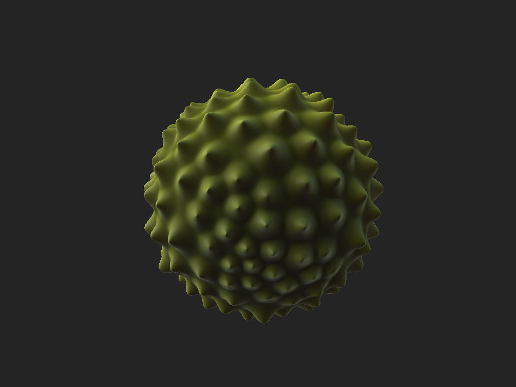 Durian fruit 3D model_15