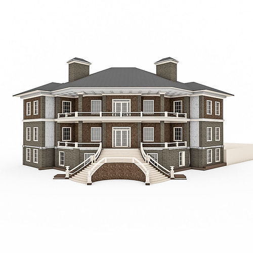 European Big House 1 3D model
