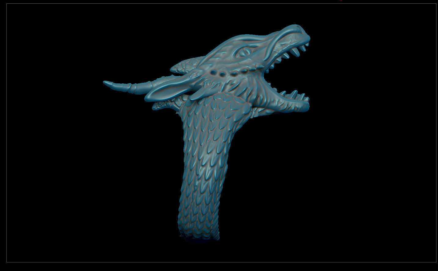 Dragon ring 3D print model_4