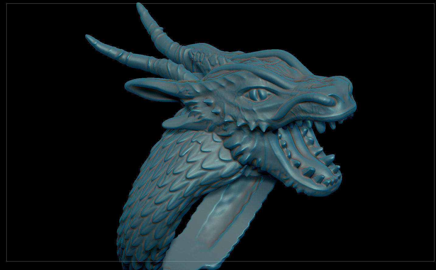 Dragon ring 3D print model_3