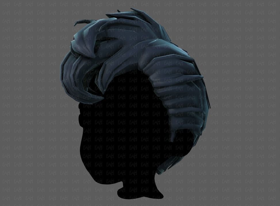 3D Hair style for boy V71 Low-poly 3D model_24