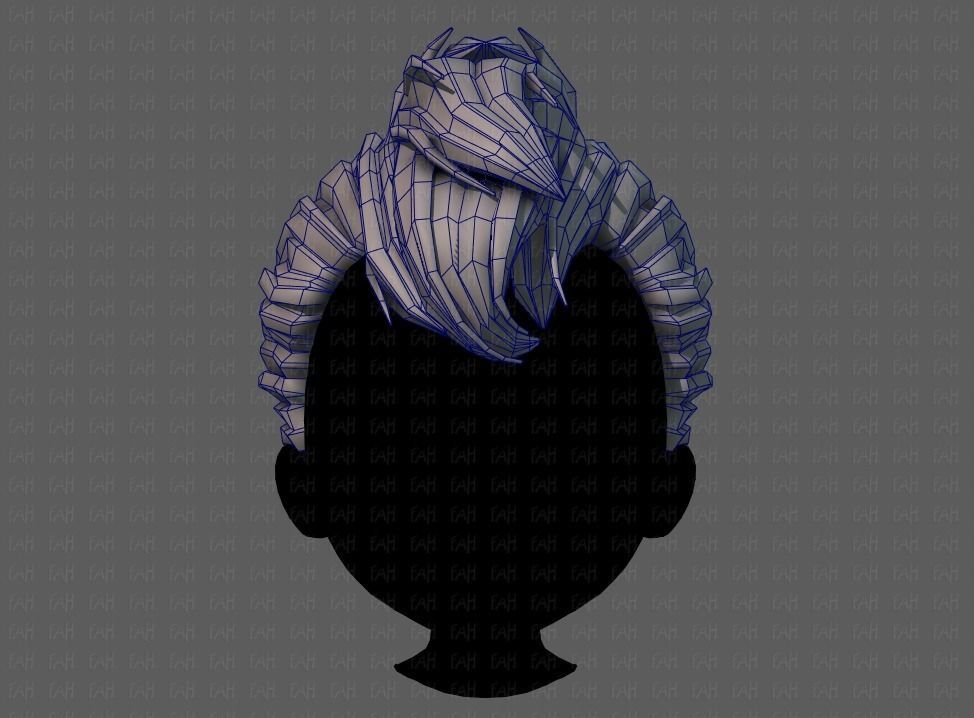 3D Hair style for boy V71 Low-poly 3D model_25