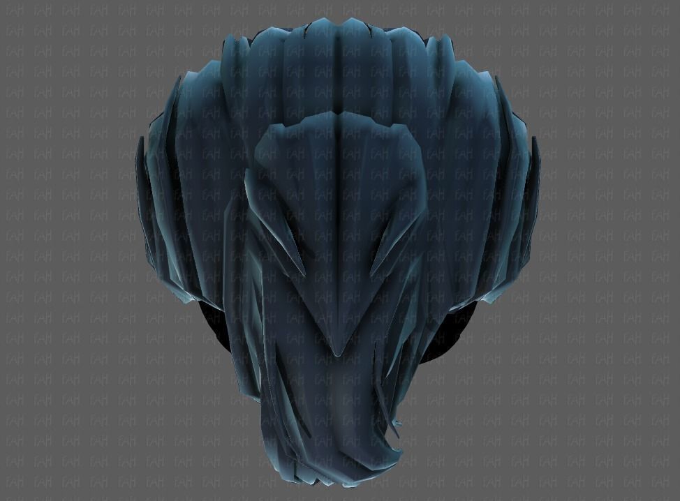 3D Hair style for boy V71 Low-poly 3D model_35