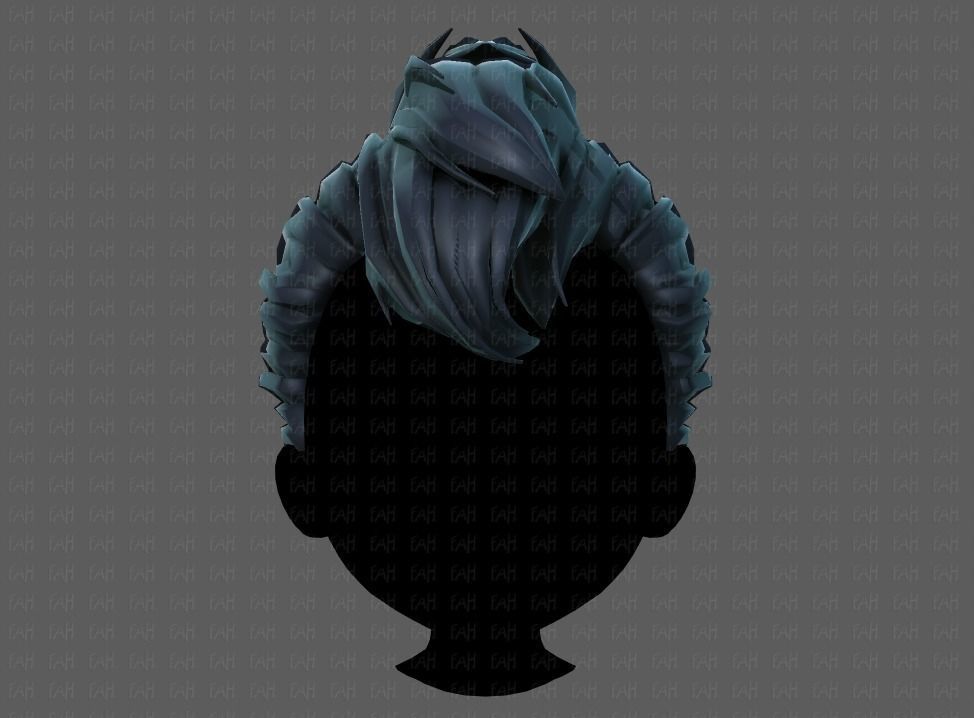 3D Hair style for boy V71 Low-poly 3D model_17