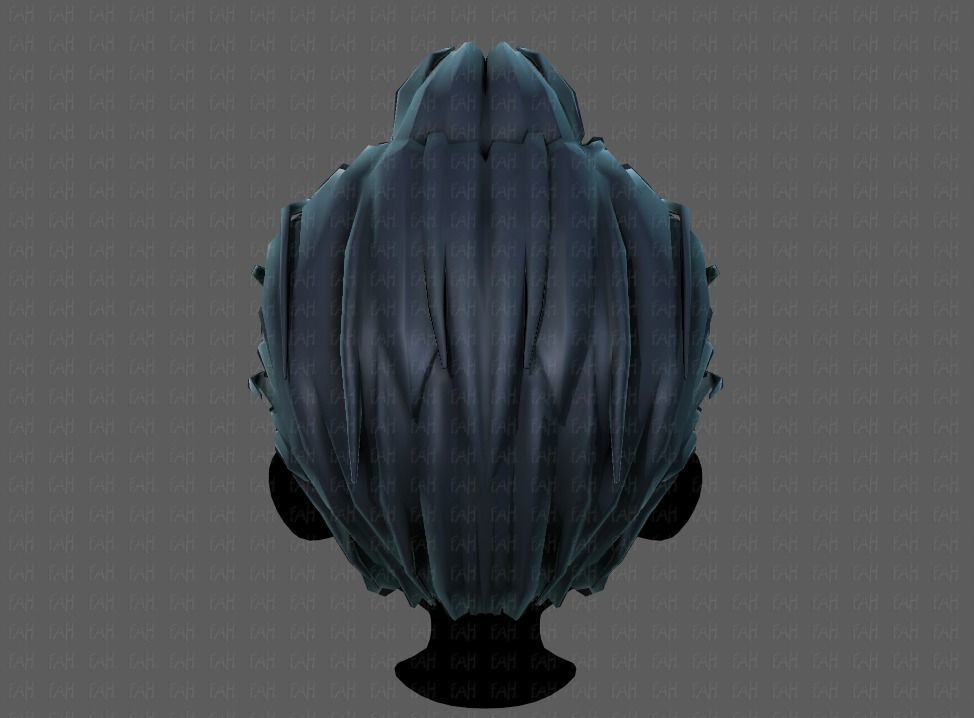 3D Hair style for boy V71 Low-poly 3D model_21