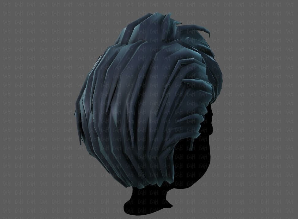 3D Hair style for boy V71 Low-poly 3D model_20