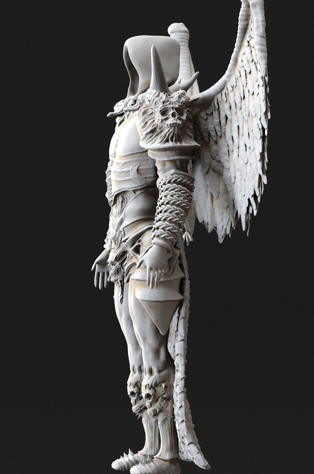 Ancient God 3D print model_5