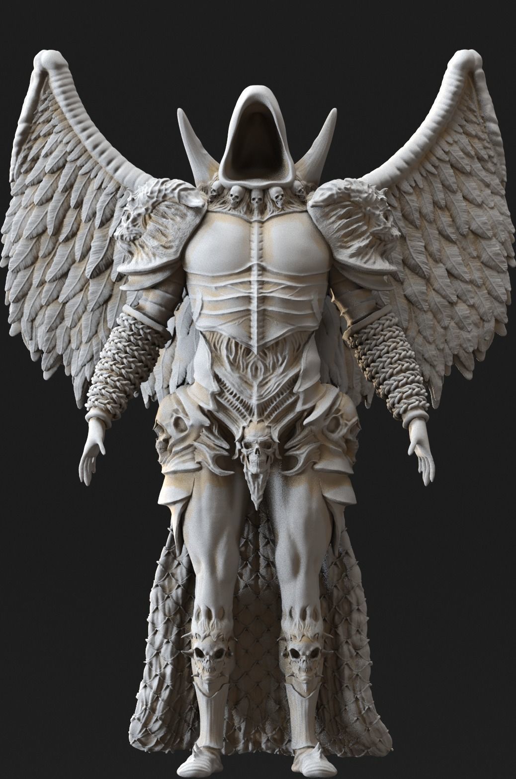 Ancient God 3D print model_2