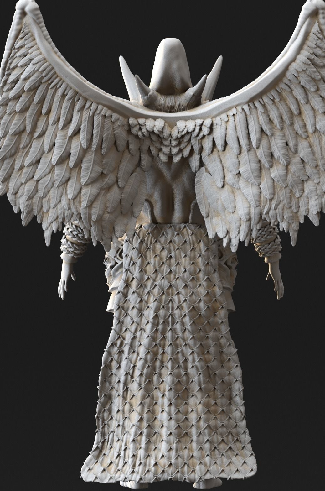 Ancient God 3D print model_4