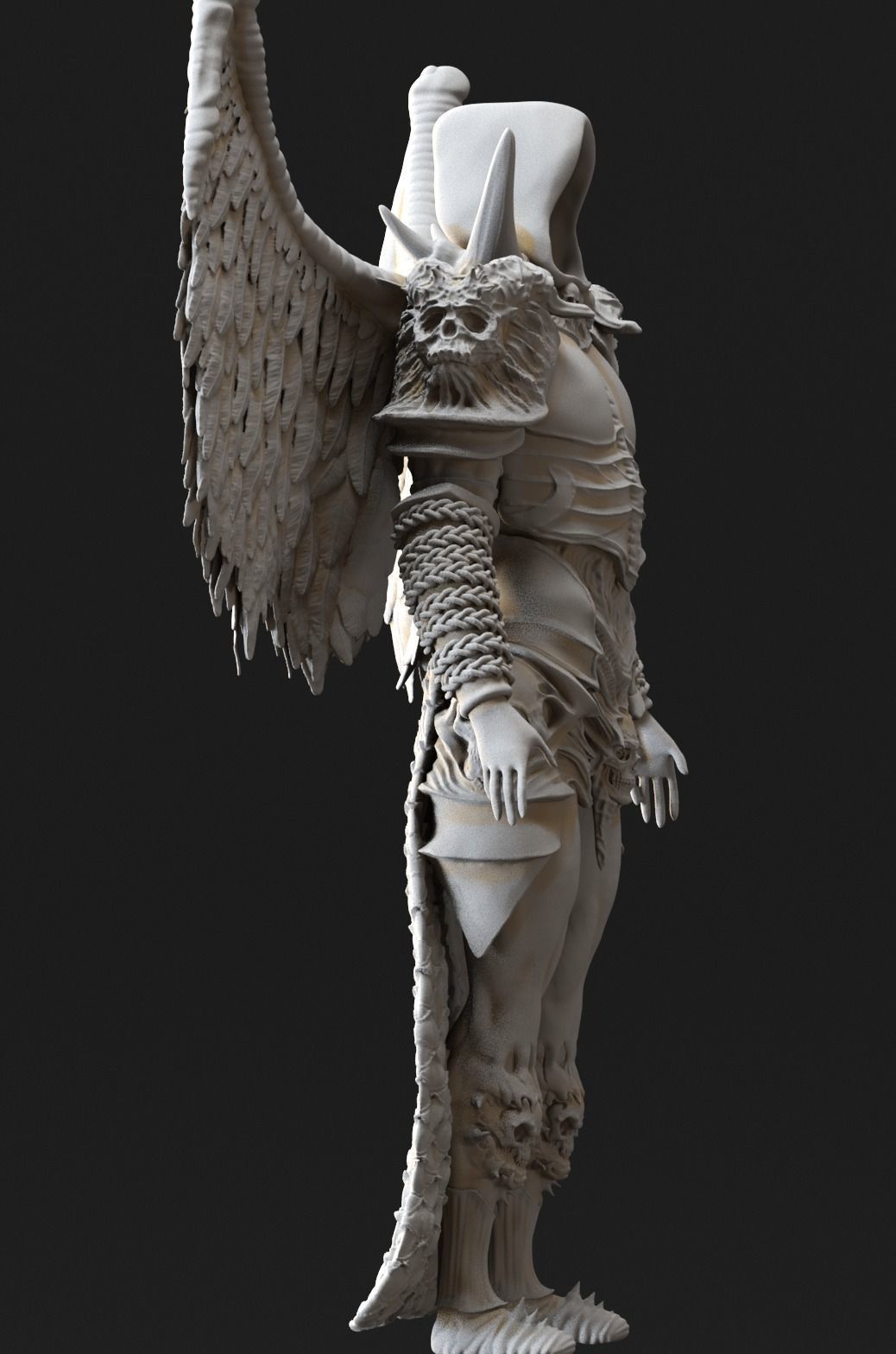 Ancient God 3D print model_6