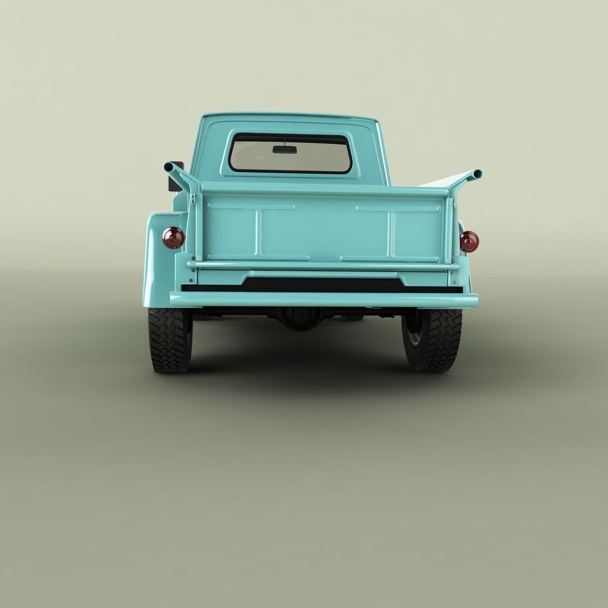 Jeep Gladiator Thriftside SJ Pickup 3D model_3