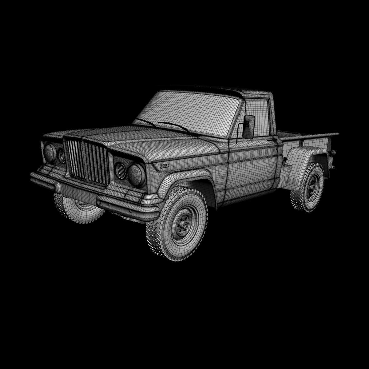 Jeep Gladiator Thriftside SJ Pickup 3D model_15
