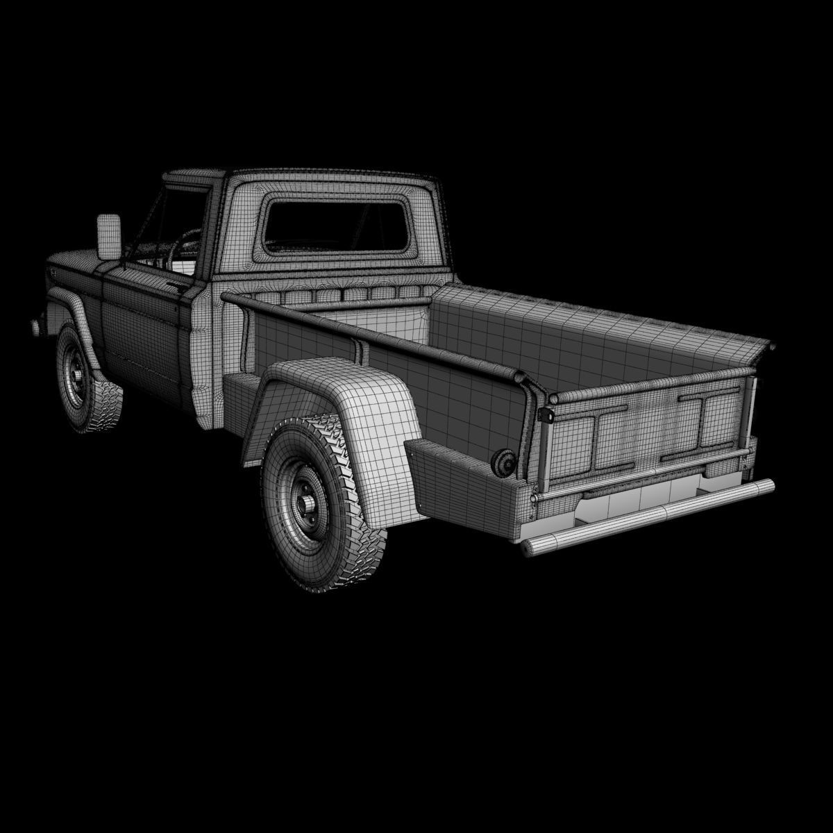 Jeep Gladiator Thriftside SJ Pickup 3D model_17