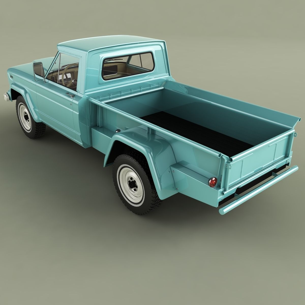 Jeep Gladiator Thriftside SJ Pickup 3D model_7