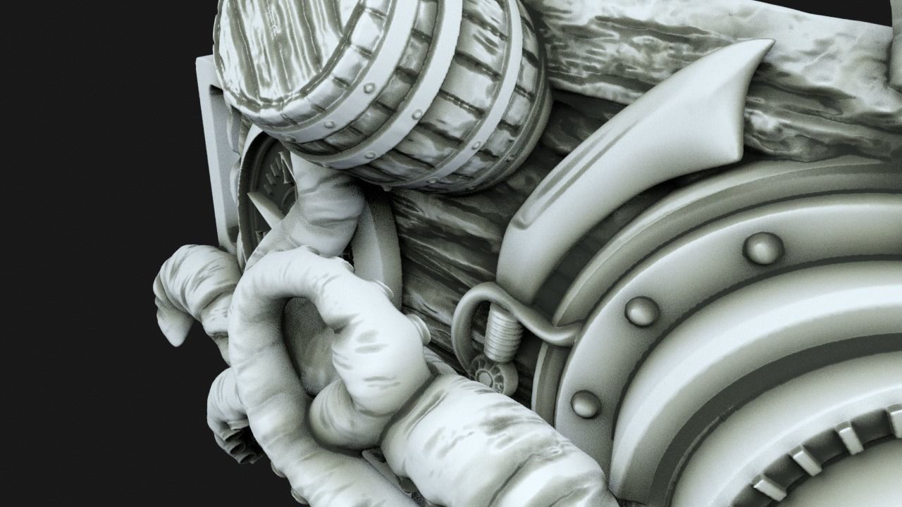 Pirate Mask 3D print model_14