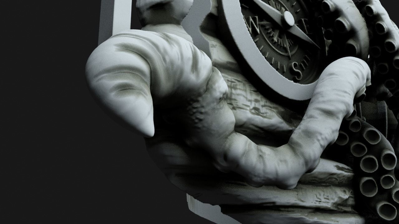 Pirate Mask 3D print model_13