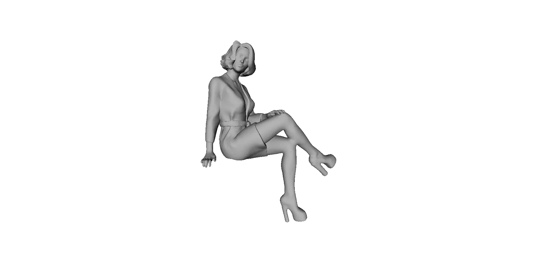 Printle XC Femme 1942 P 3D print model