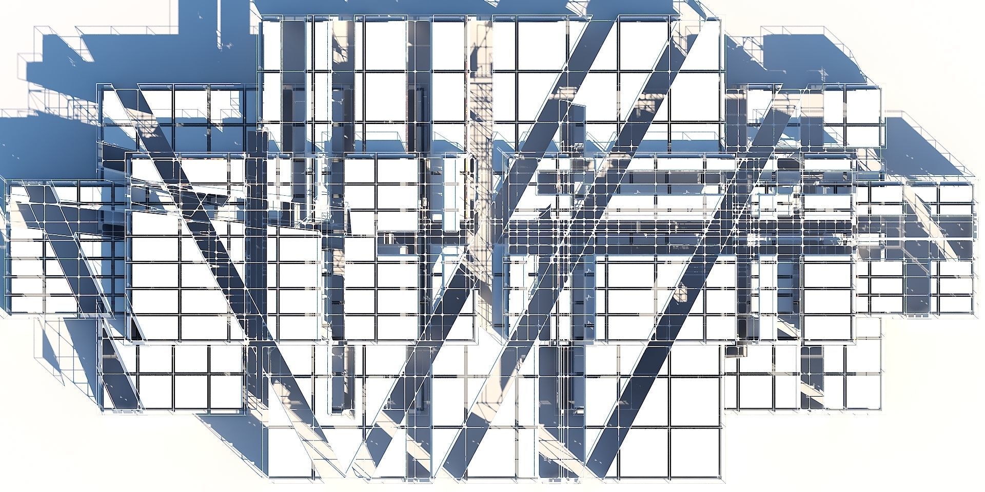 Futuristic Architectural Interior 16 3D model_10