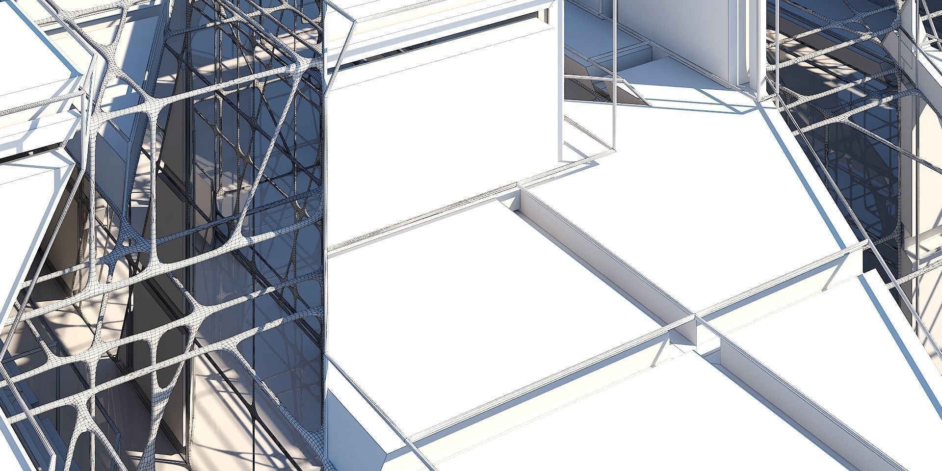 Futuristic Architectural Interior 16 3D model_14