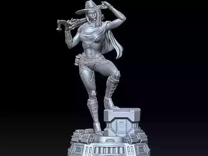 Sexy Ashe  3D print model