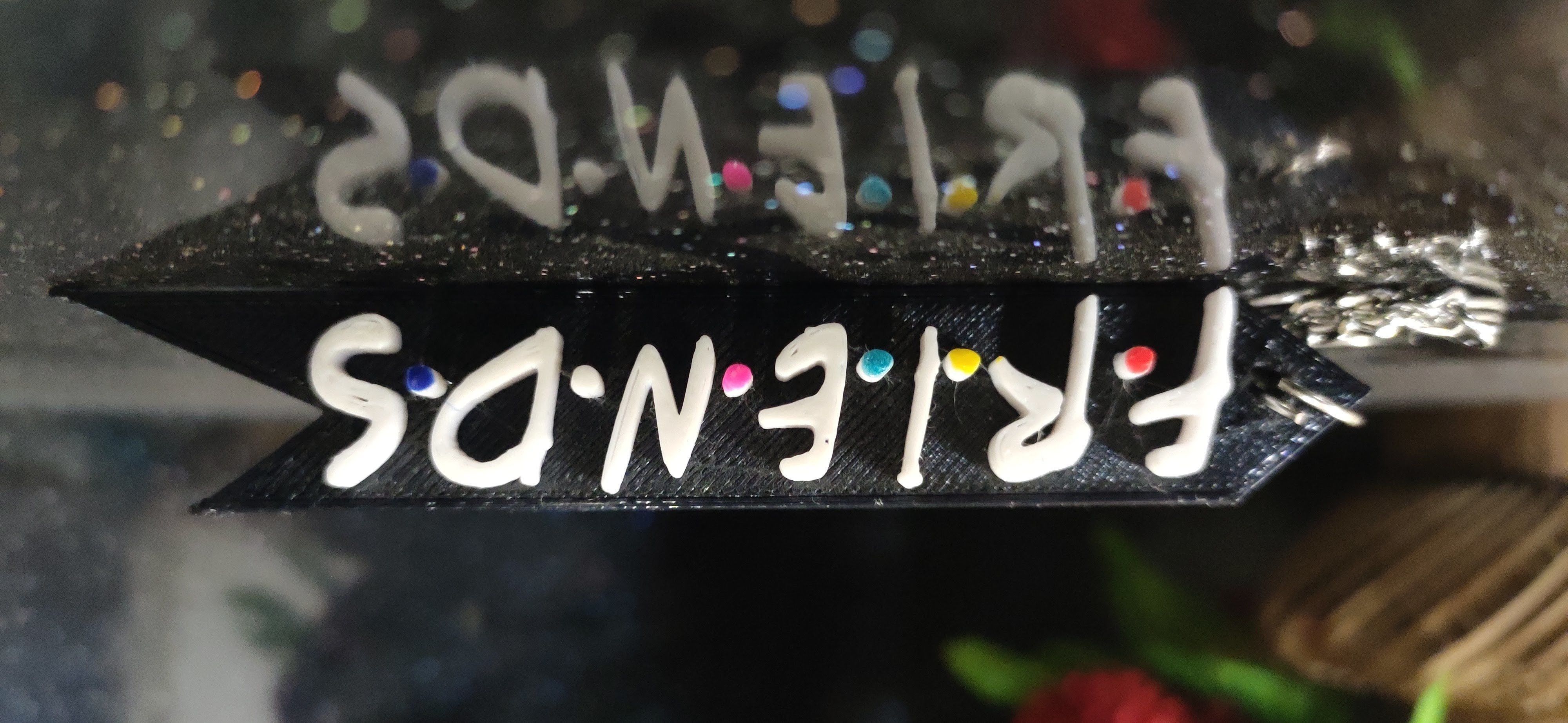 FRIENDS KEYCHAIN 3D print model_5