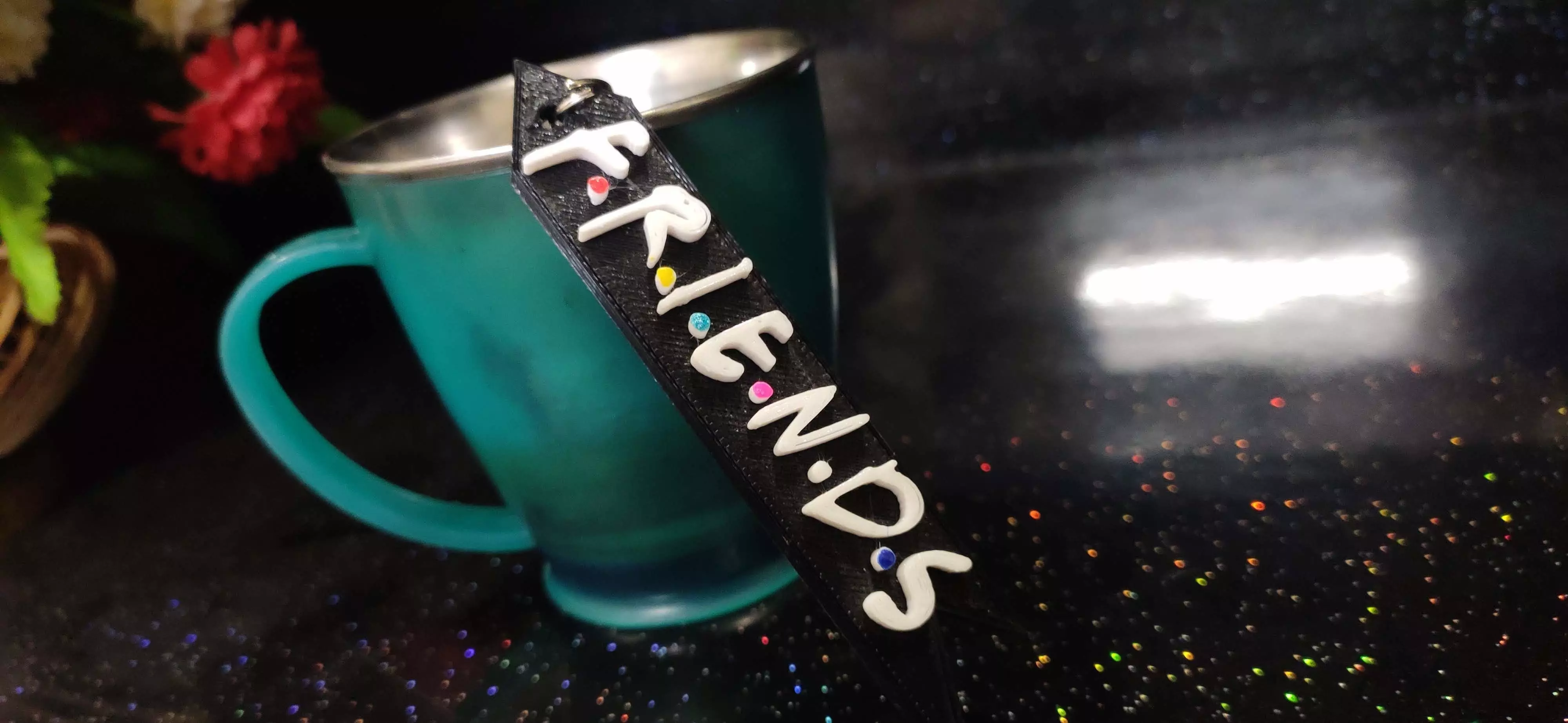 FRIENDS KEYCHAIN 3D print model_0