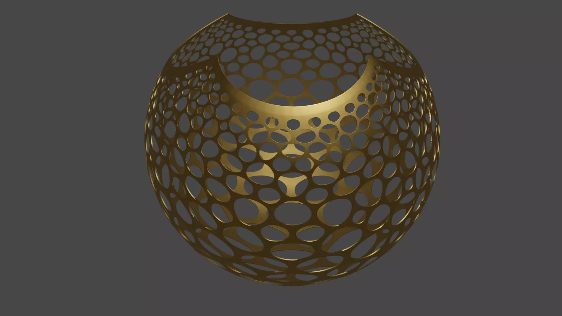 Stereographic Voronoi Sphere 3D print model_0