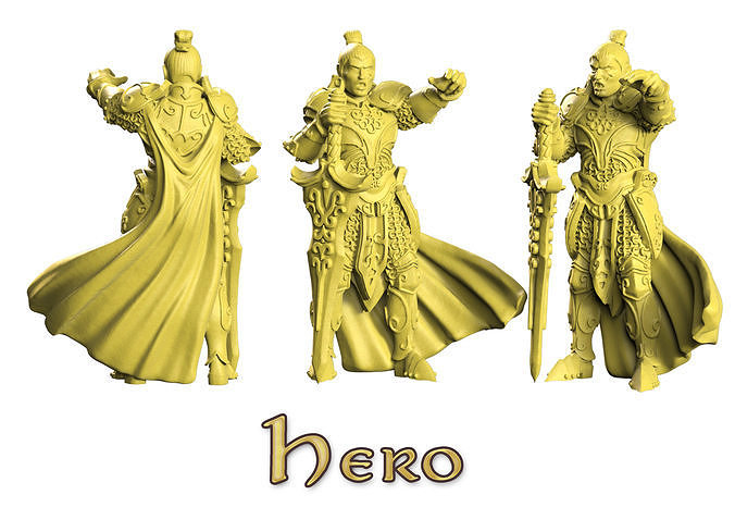 Paladin Hero 3D print model