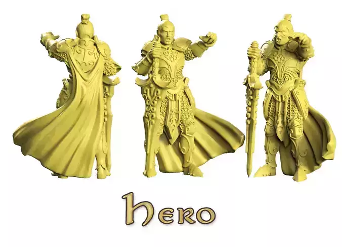 Paladin Hero 3D print model
