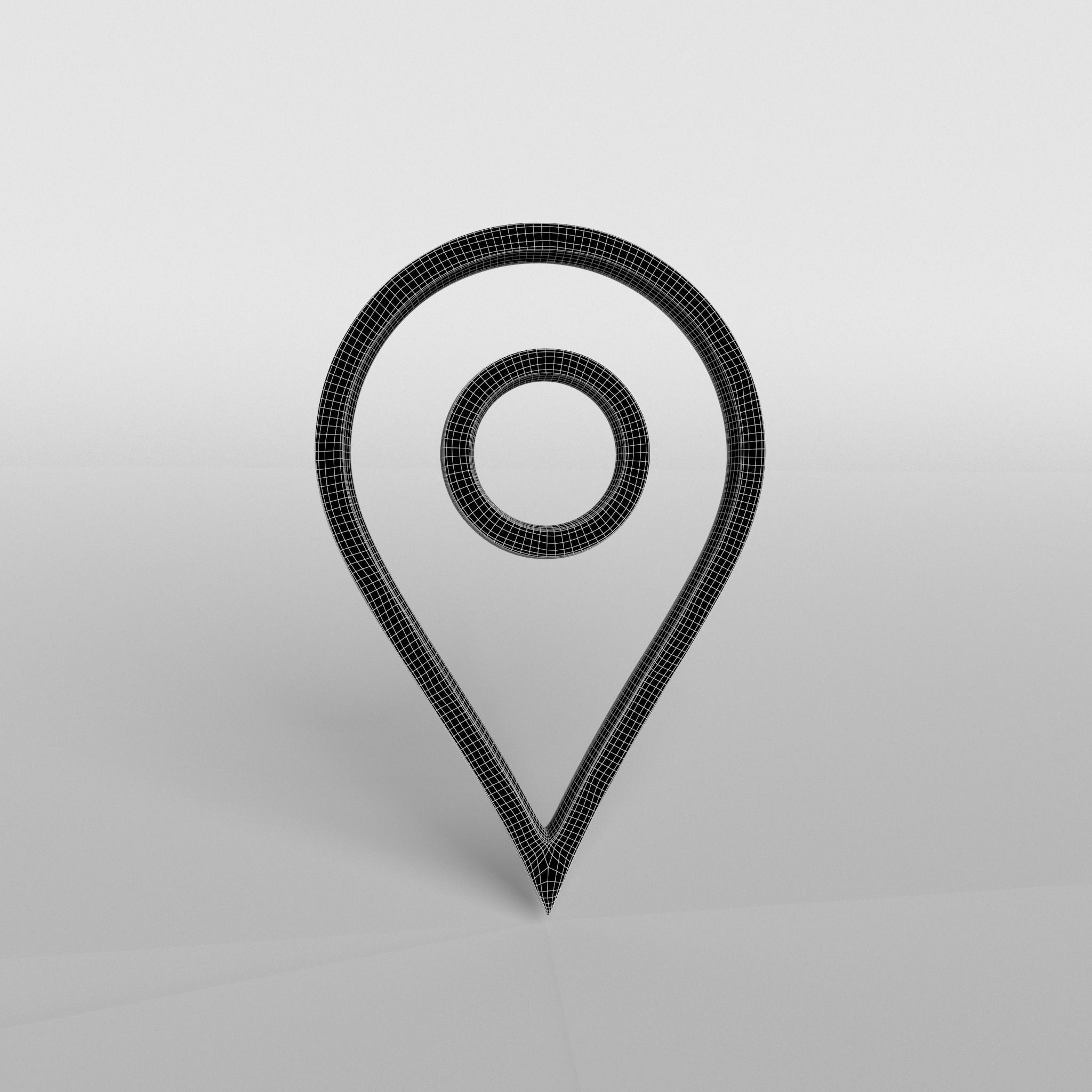 Map Tag v1 002 Low-poly 3D model_4