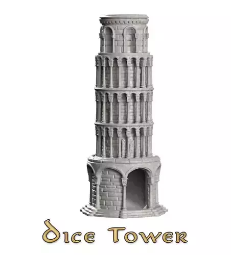 Dice tower paladins 3D print model